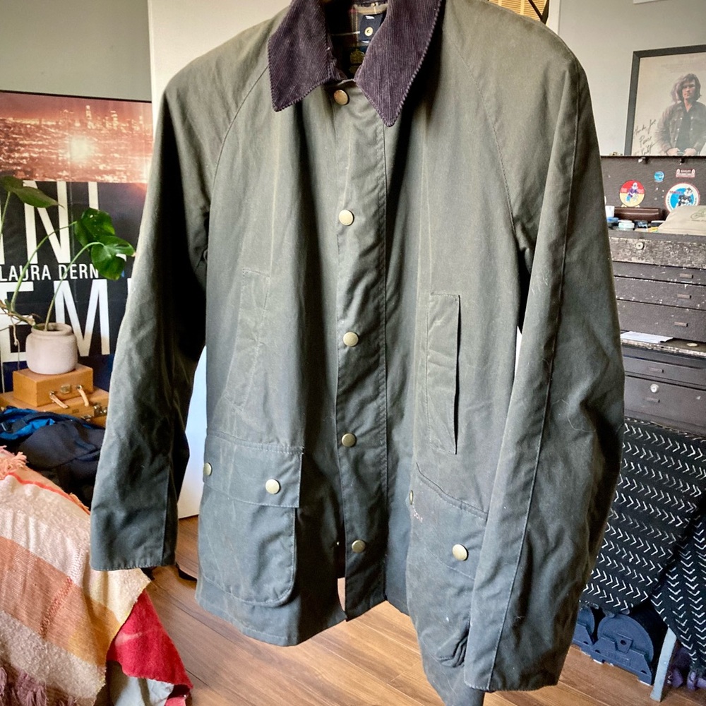 Barbour Men's Ashby Jacket - Olive - NWOT